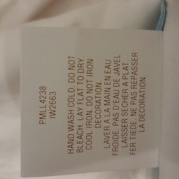 Marciano Cream Pleated Skirt with Silver Sequins. 6 - Picture 6 of 6